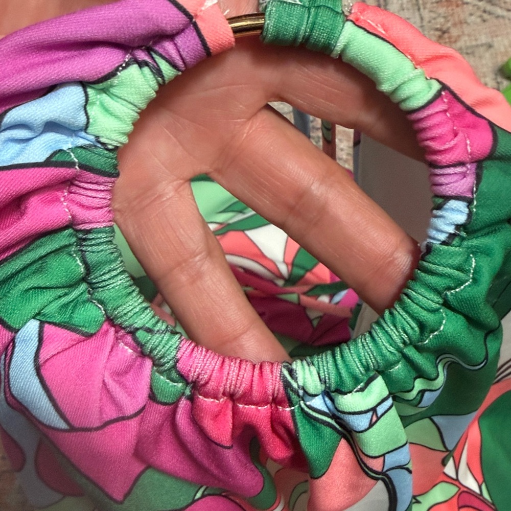 Boston‎ Proper Tropical Palm Print Dela Halter Ring Jumpsuit Sz S - Picture 10 of 13